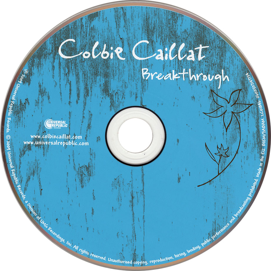 Cartula Cd de Colbie Caillat - Breakthrough