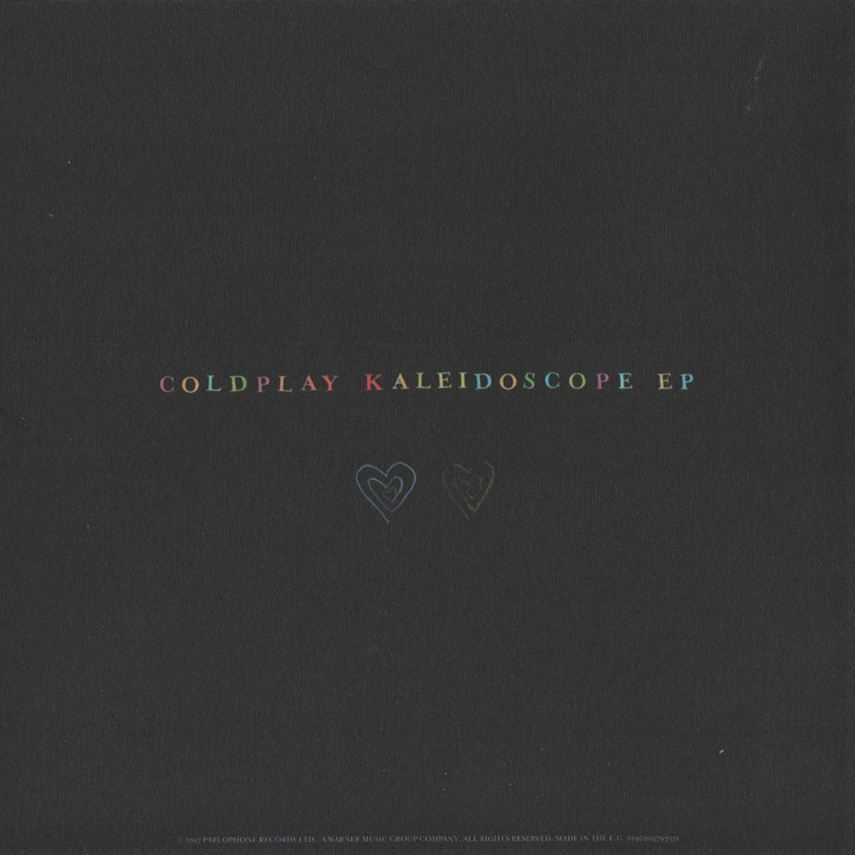 Cartula Interior Frontal de Coldplay - Kaleidoscope (Ep)