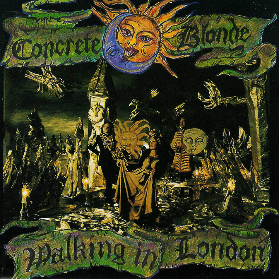 Cartula Frontal de Concrete Blonde - Walking In London