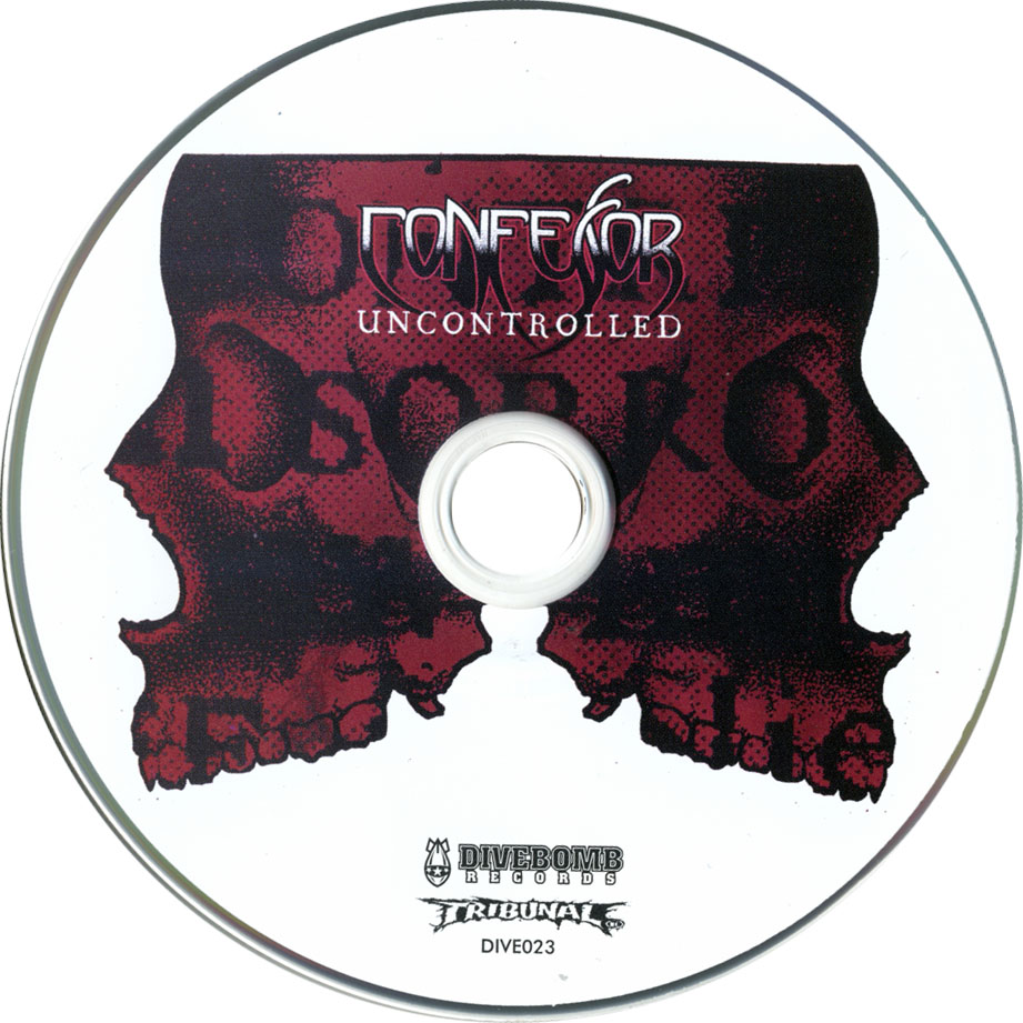 Cartula Cd de Confessor - Uncontrolled