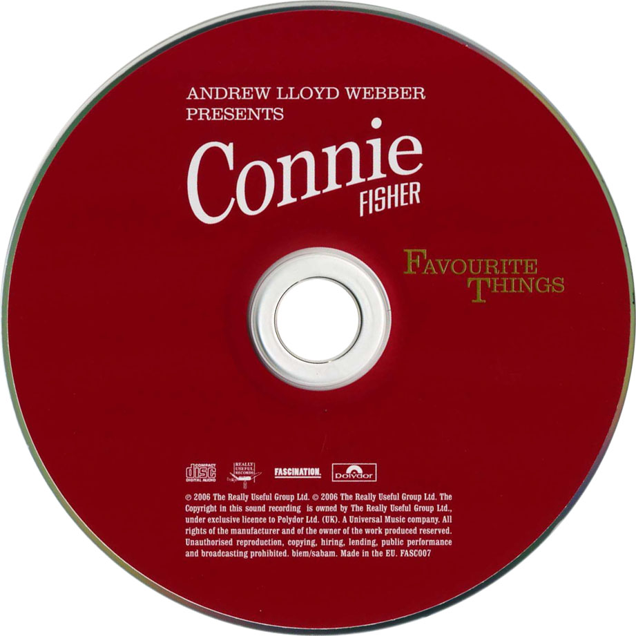 Cartula Cd de Connie Fisher - Favourite Things
