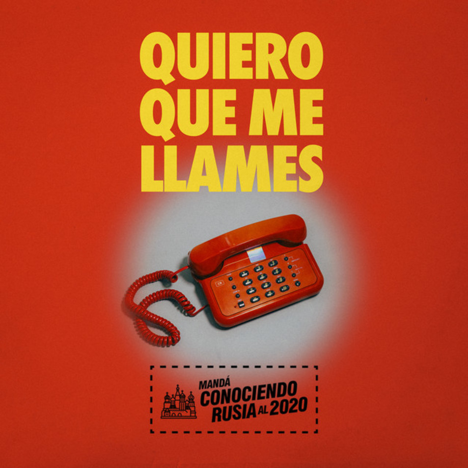Cartula Frontal de Conociendo Rusia - Quiero Que Me Llames (Cd Single)