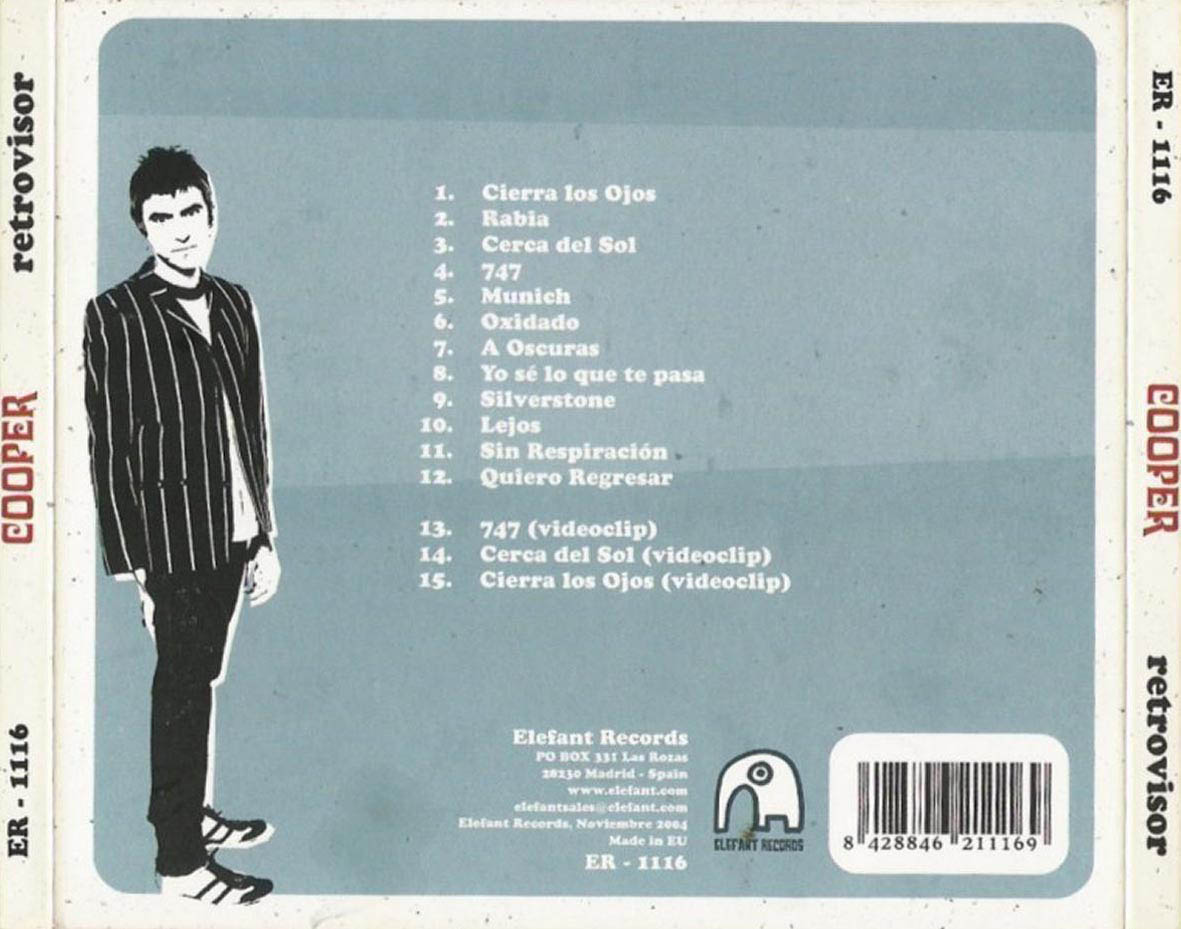 Car�tula Trasera de Cooper - Retrovisor