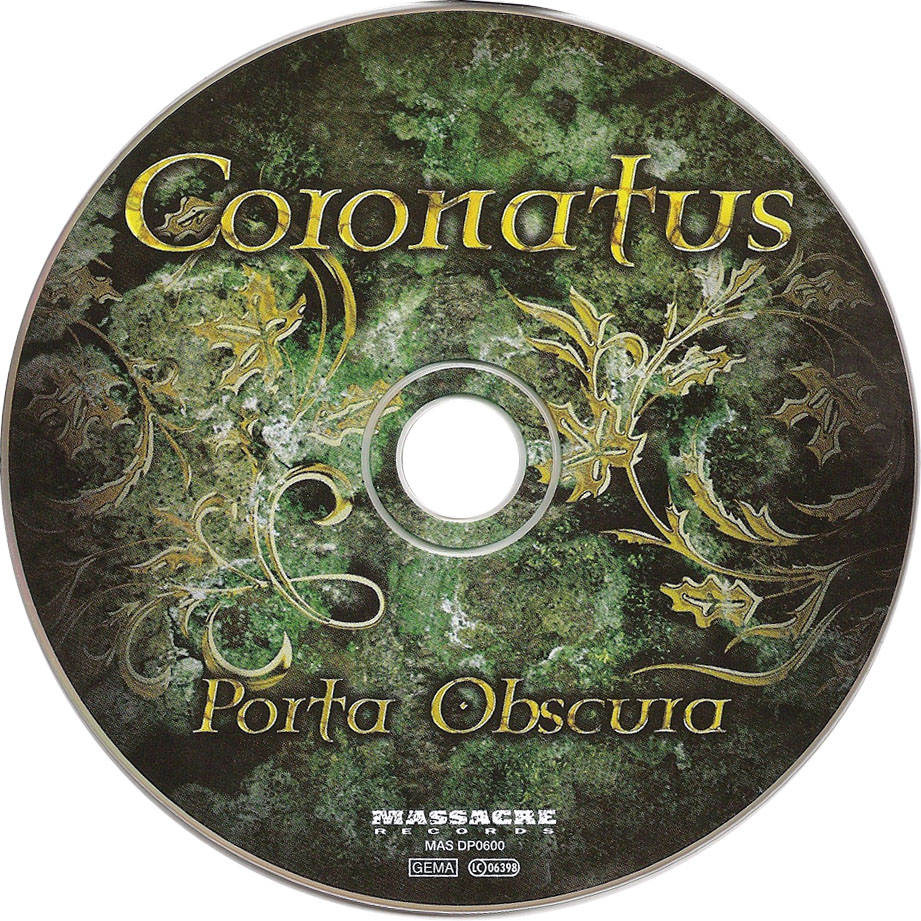 Cartula Cd de Coronatus - Porta Obscura
