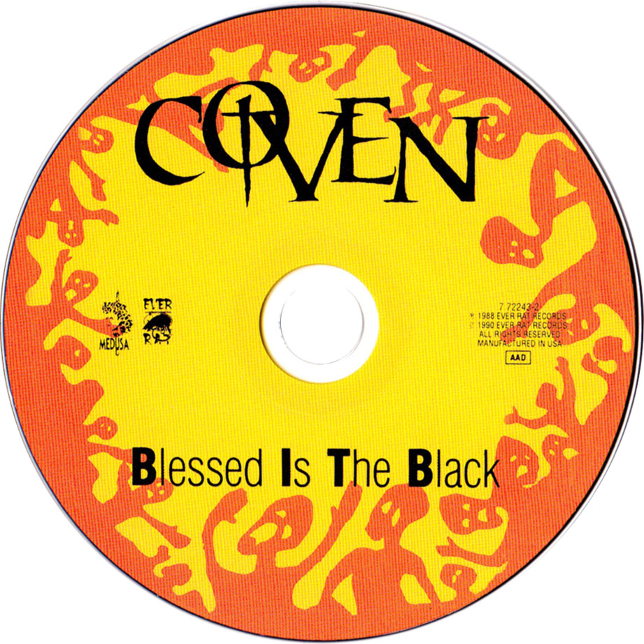 Cartula Cd de Coven - Blessed Is The Black