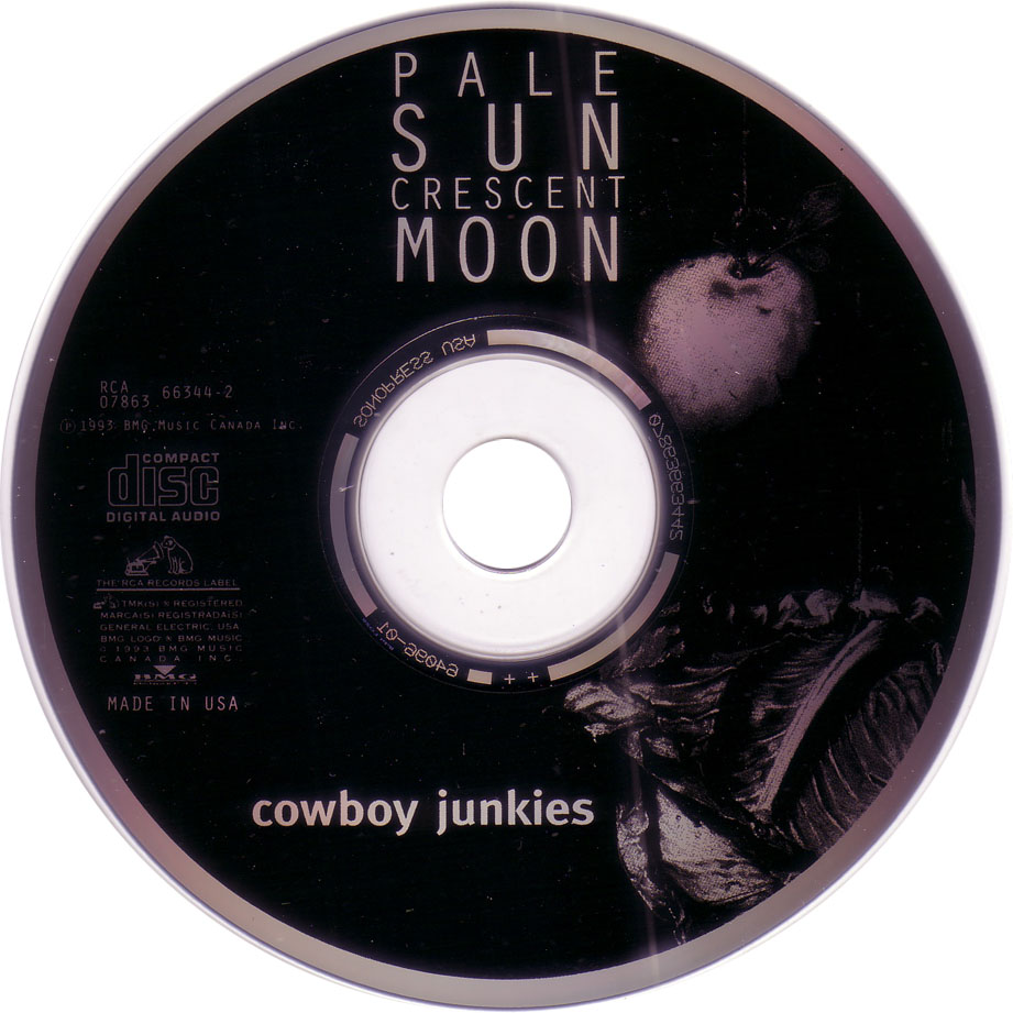Cartula Cd de Cowboy Junkies - Pale Sun Crescent Moon