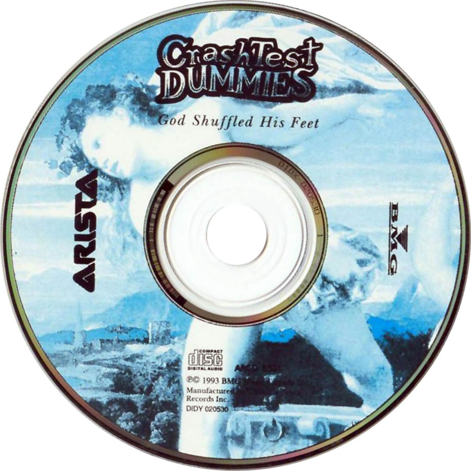 Cartula Cd de Crash Test Dummies - God Shuffled His Feet