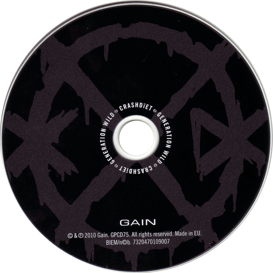 Cartula Cd de Crashdiet - Generation Wild