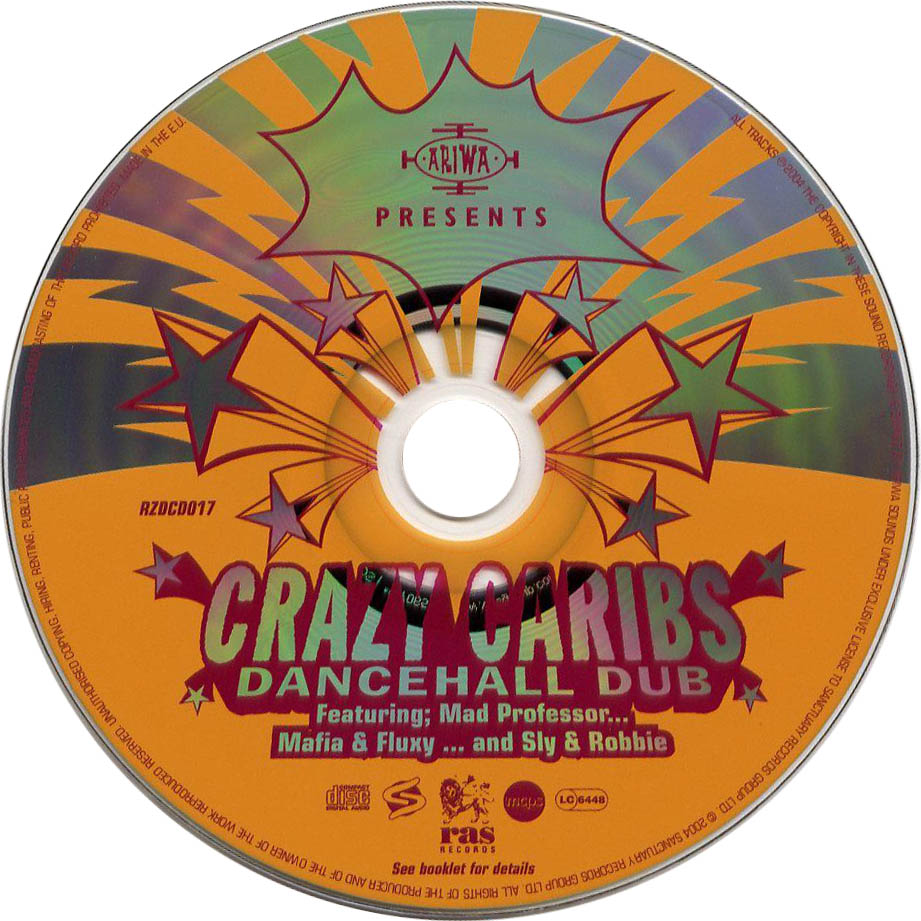 Cartula Cd de Crazy Caribs - Dancehall Dub