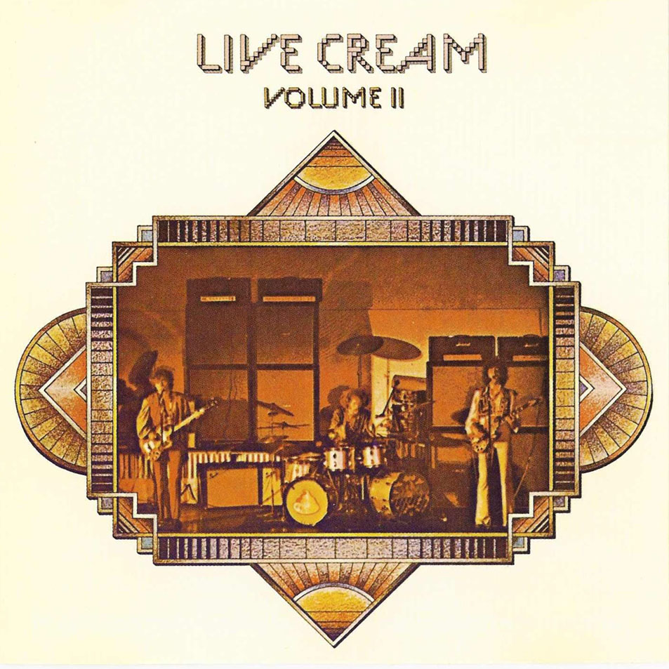Cartula Frontal de Cream - Live Cream Volume II