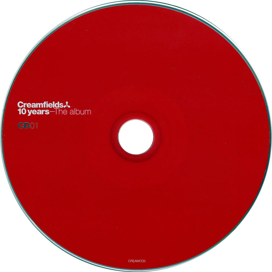 Cartula Cd1 de Creamfields 10 Years - The Album