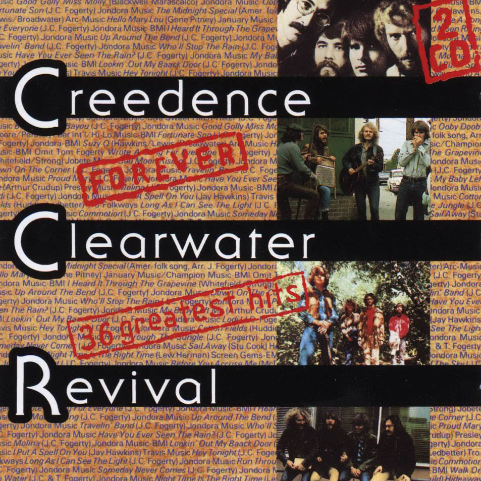Cartula Frontal de Creedence Clearwater Revival - Forever - 36 Greatest Hits