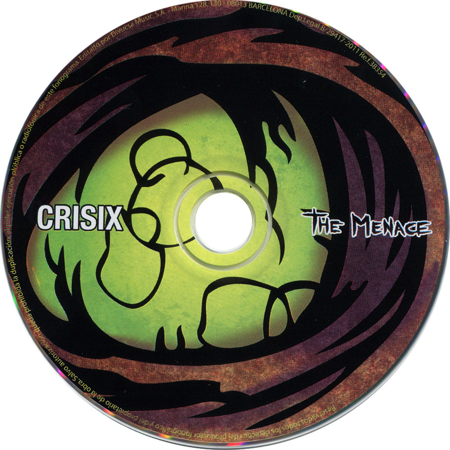 Cartula Cd de Crisix - The Menace