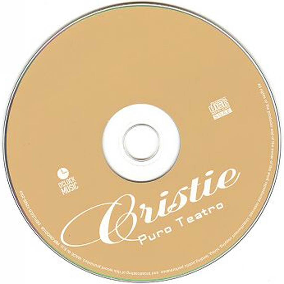 Cartula Cd de Cristie - Puro Teatro