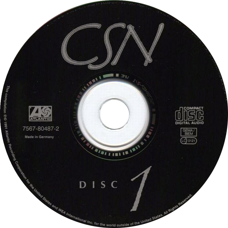 Carátula Cd1 de Crosby, Stills & Nash - Carry On