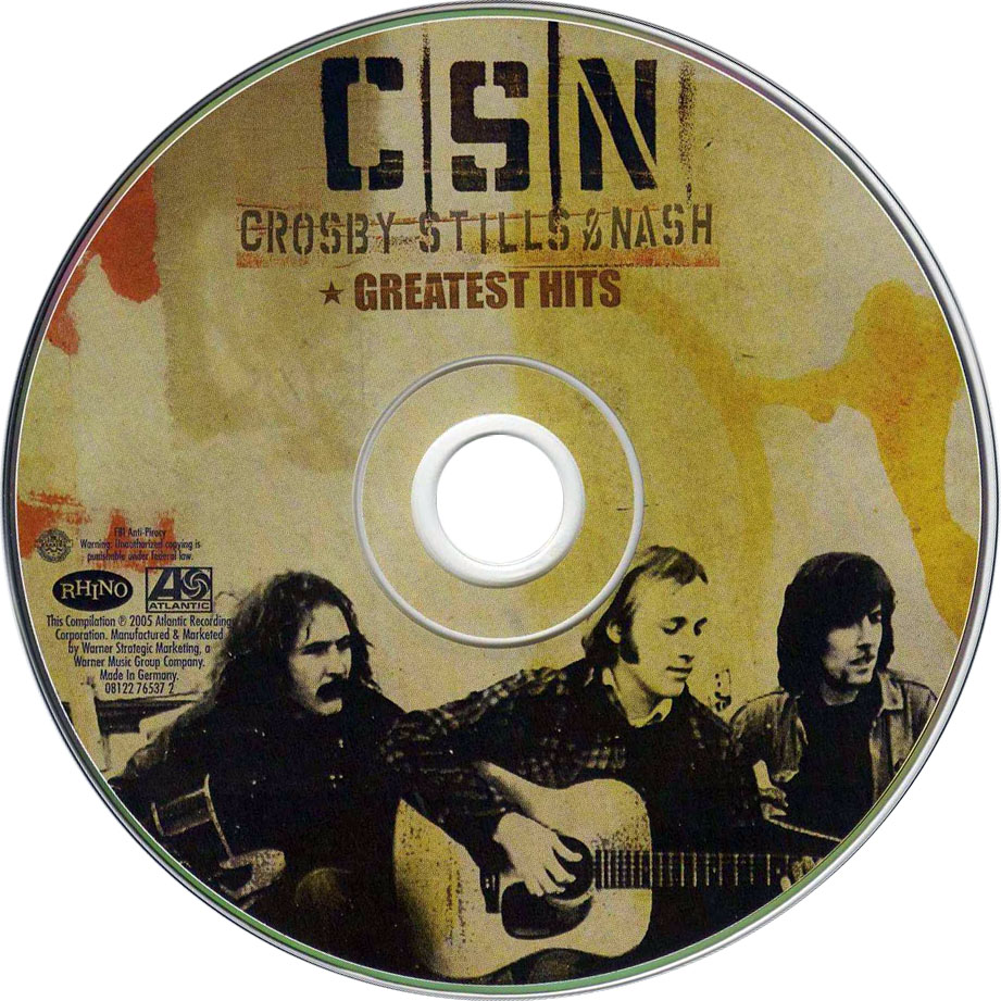 Carátula Cd de Crosby, Stills & Nash - Greatest Hits