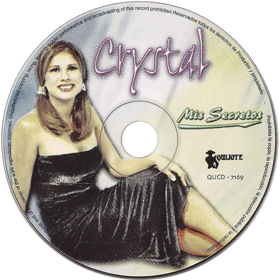 Cartula Cd de Crystal - Mis Secretos