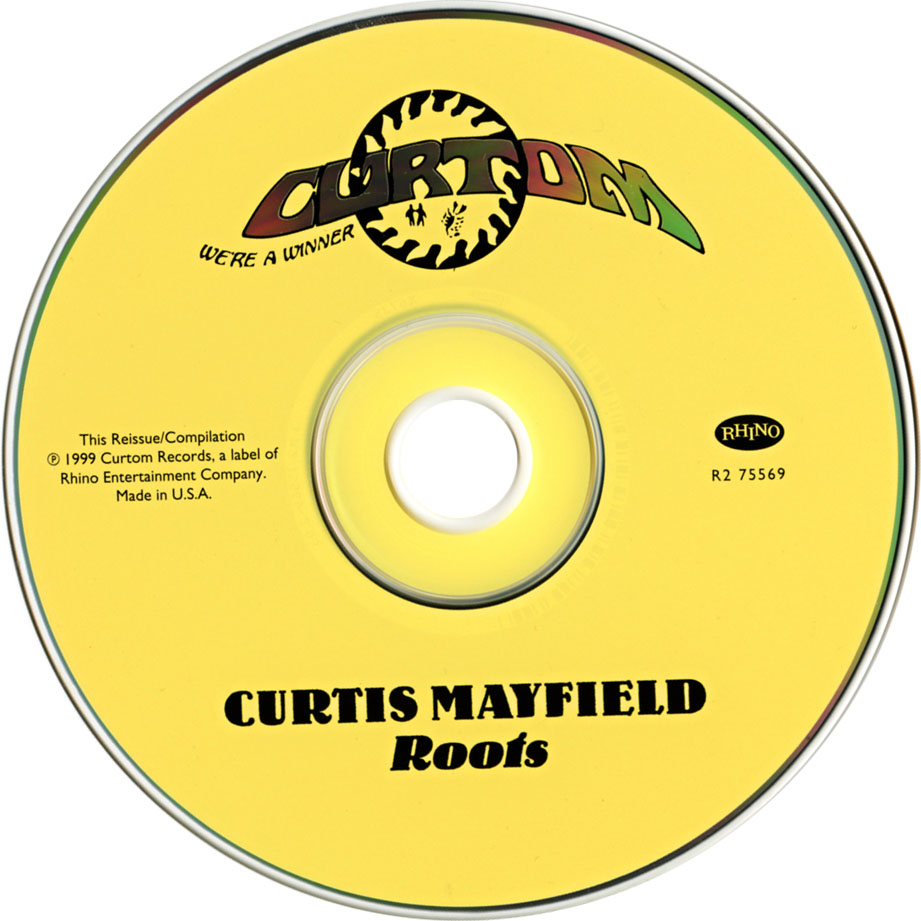 Cartula Cd de Curtis Mayfield - Roots (1999)