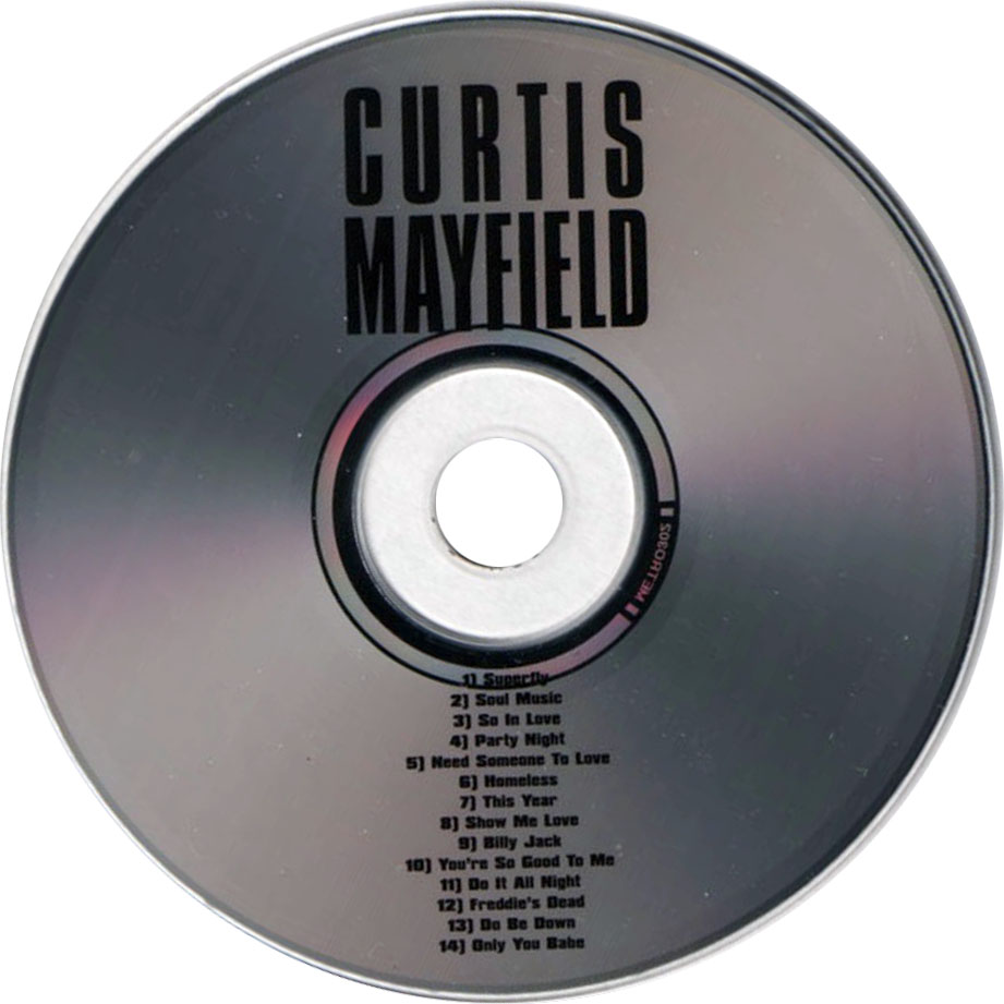 Cartula Cd de Curtis Mayfield - Superfly