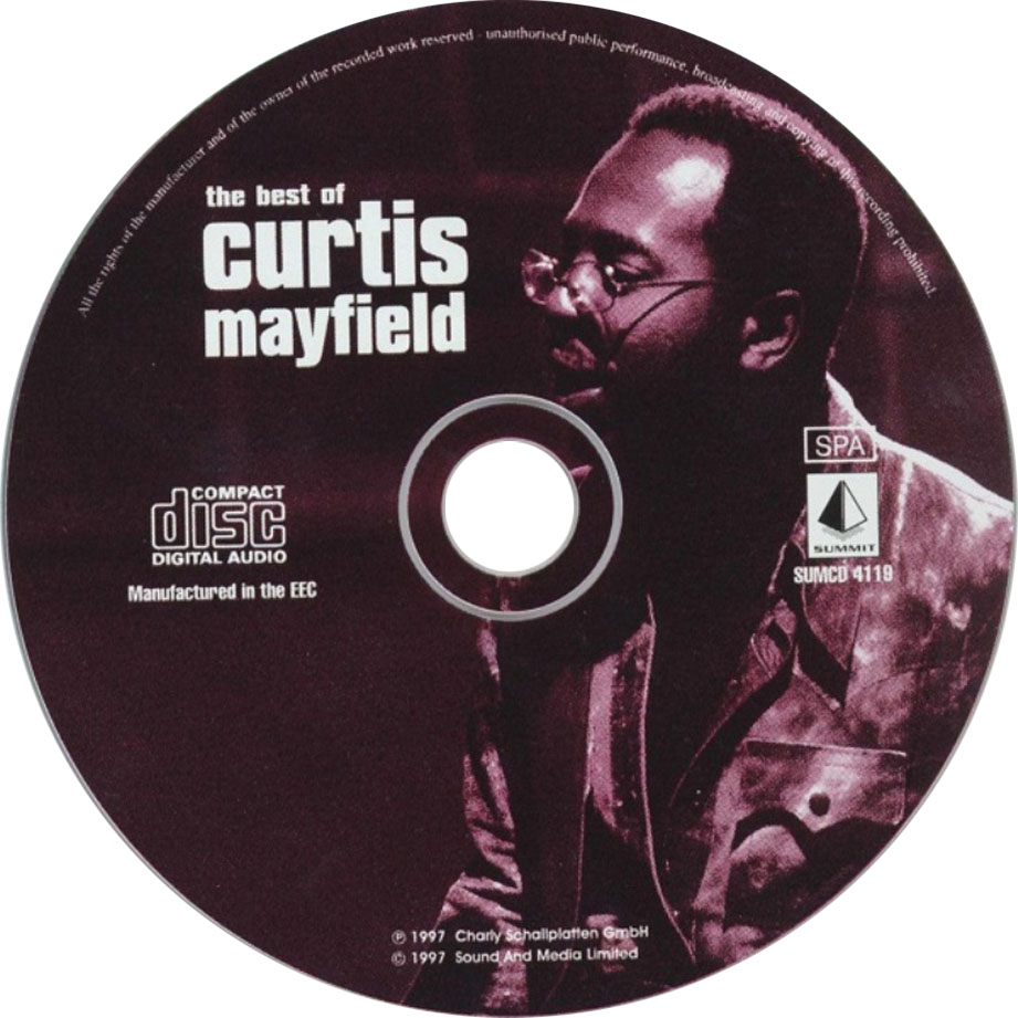 Cartula Cd de Curtis Mayfield - The Best Of Curtis Mayfield