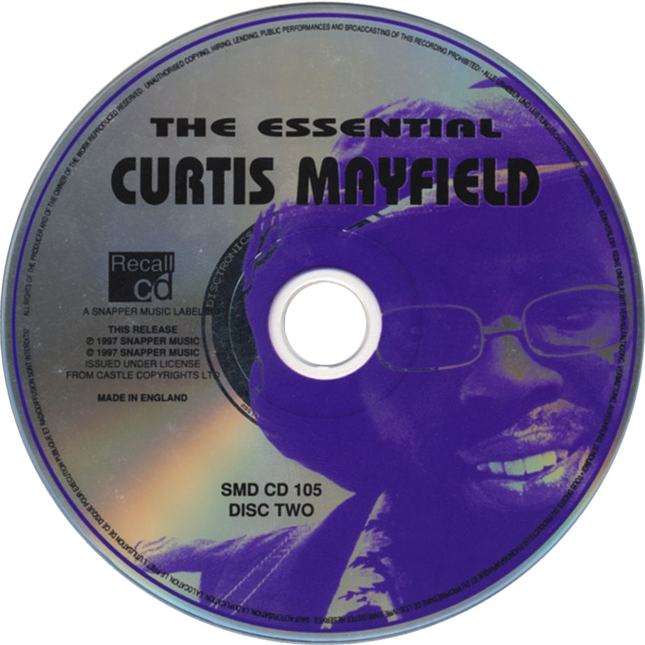 Cartula Cd2 de Curtis Mayfield - The Ultimate Curtis Mayfield