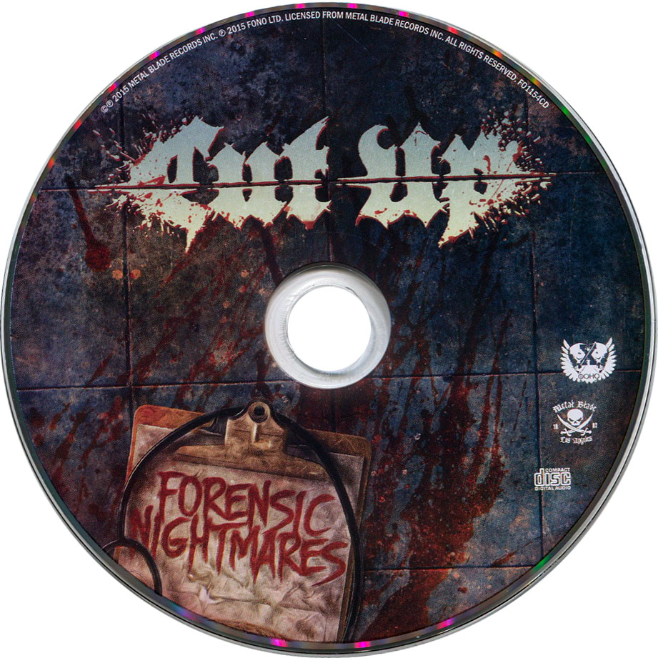 Cartula Cd de Cut Up - Forensic Nightmares