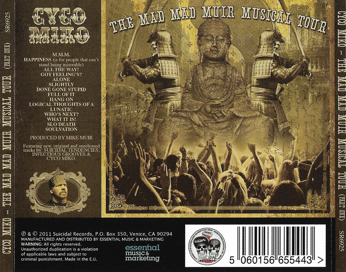 Cartula Trasera de Cyko Miko - The Mad Muir Musical Tour