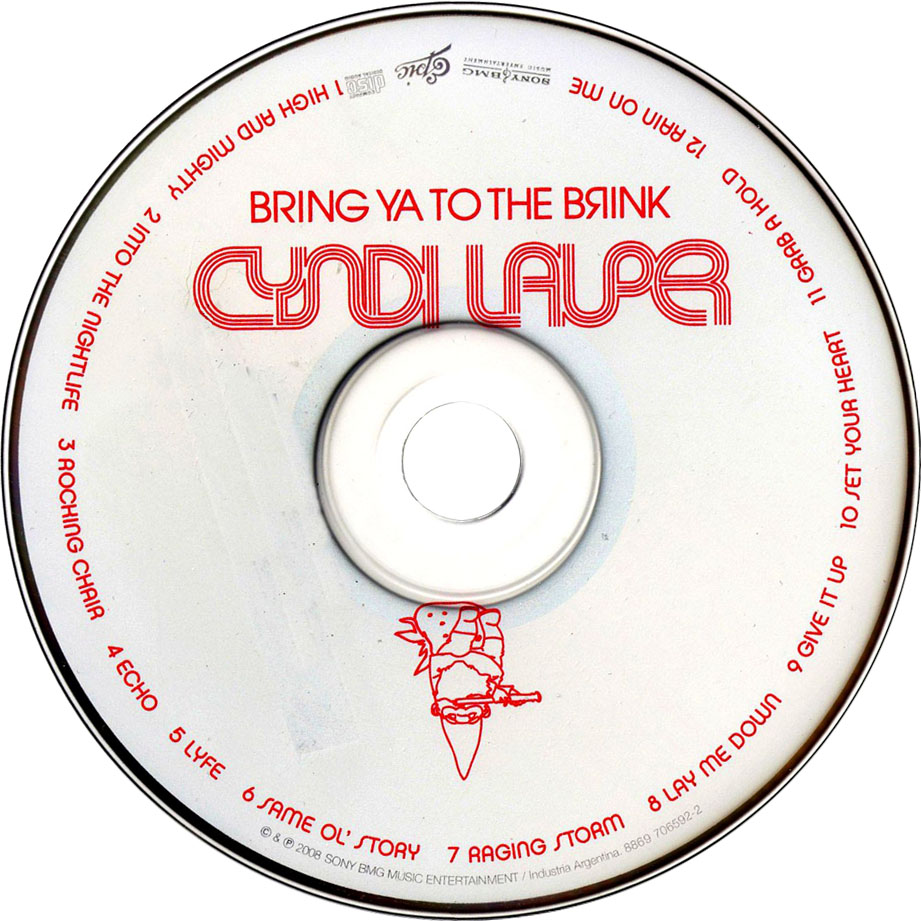 Cartula Cd de Cyndi Lauper - Bring Ya To The Brink (12 Canciones)