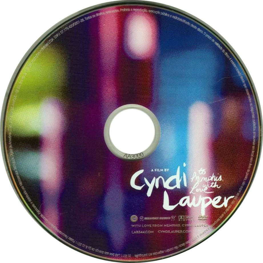 Cartula Dvd de Cyndi Lauper - To Memphis With Love (Dvd)