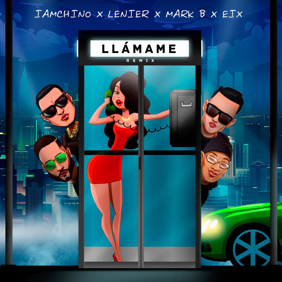Cartula Frontal de Dj Chino - Llamame (Featuring Lenier, Mark B & Eix) (Remix) (Cd Single)