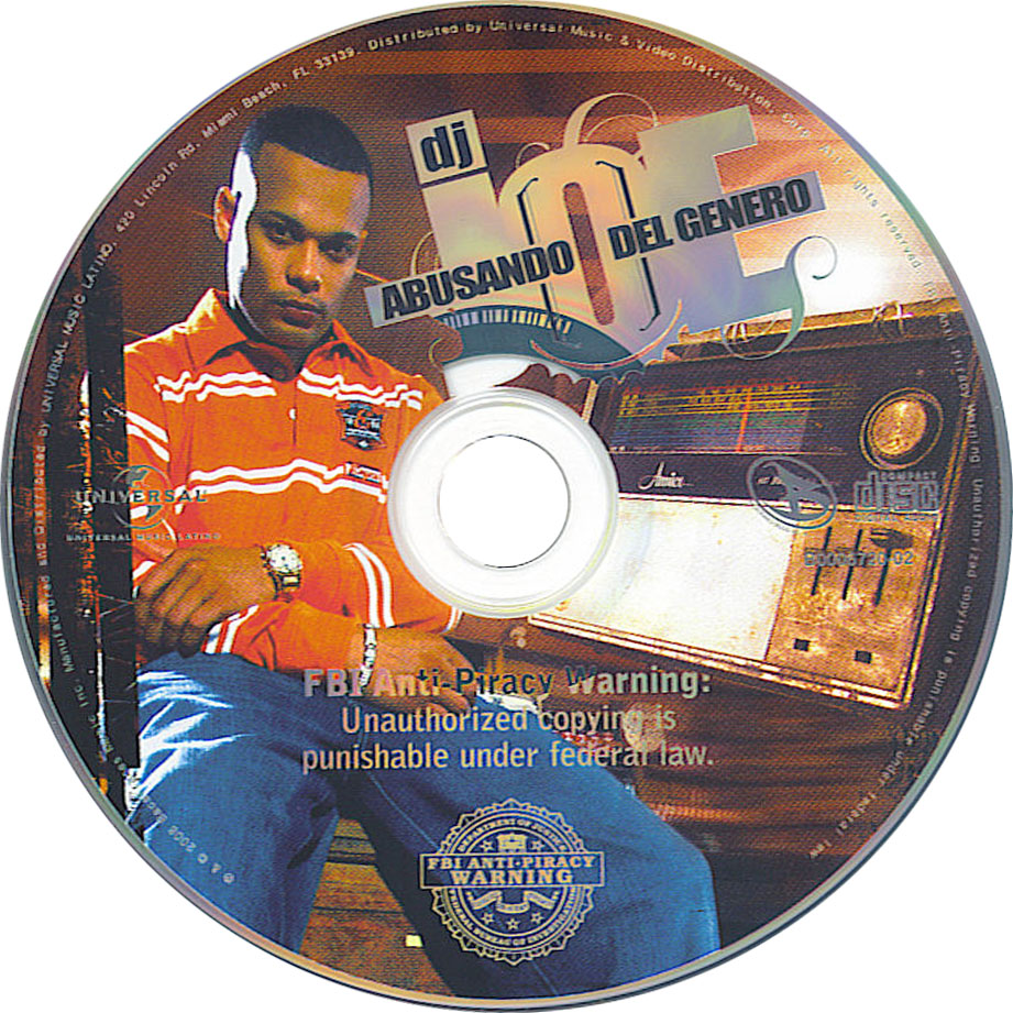 Cartula Cd de Dj Joe - Abusando Del Genero