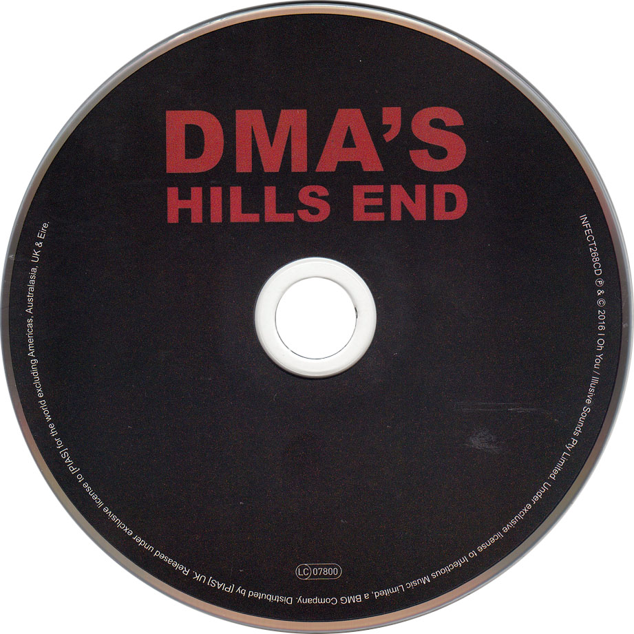 Cartula Cd de Dma's - Hills End