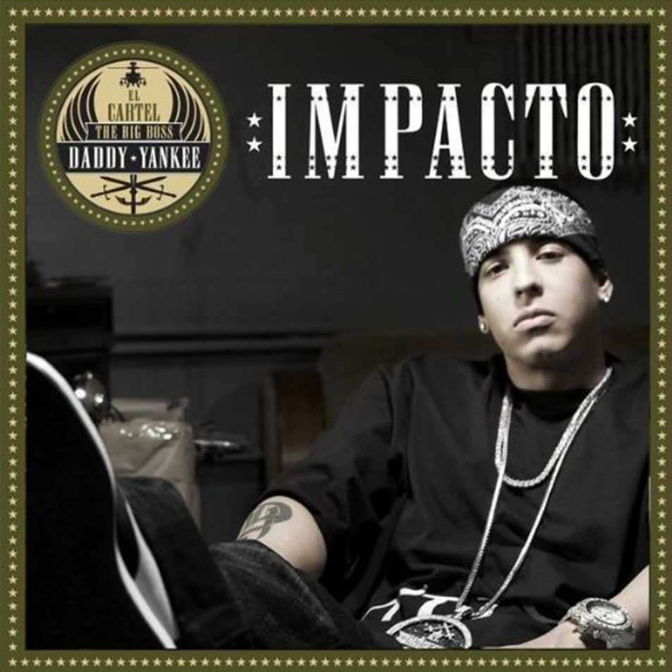 Cartula Frontal de Daddy Yankee - Impacto (Cd Single)