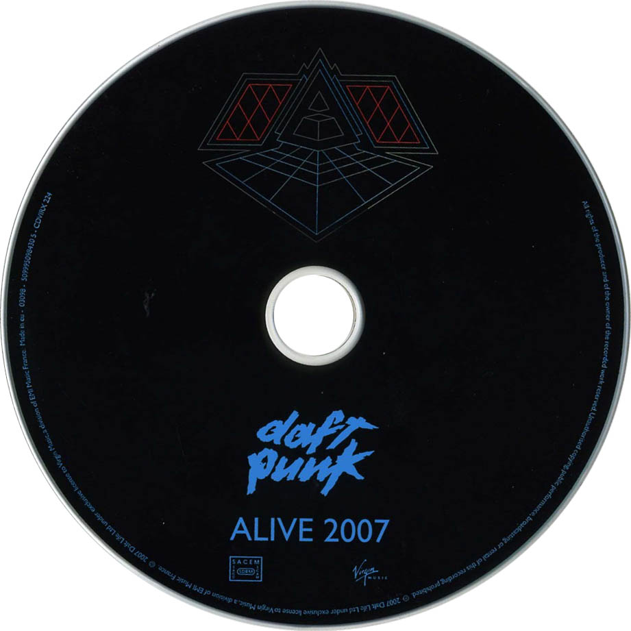 Cartula Cd de Daft Punk - Alive 2007 (Deluxe Edition)