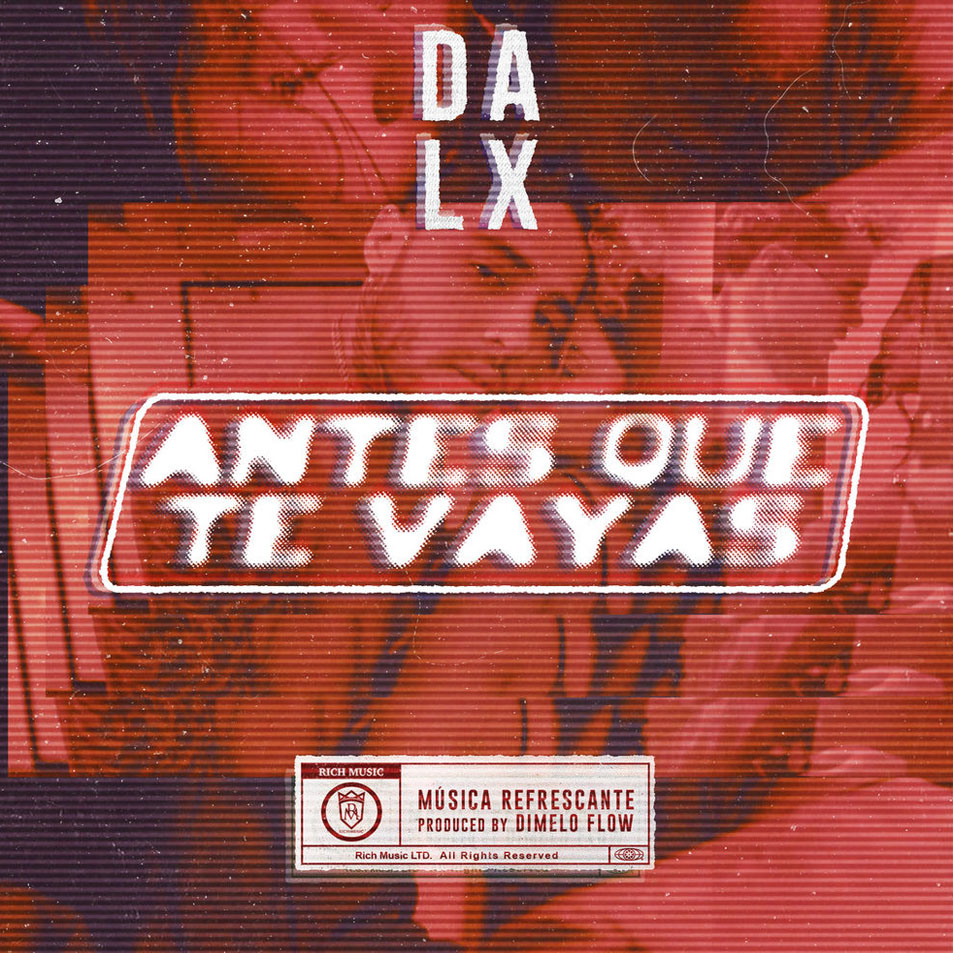 Cartula Frontal de Dalex - Antes Que Te Vayas (Cd Single)