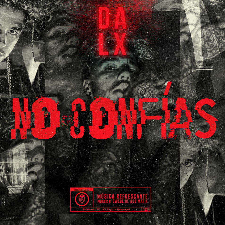 Cartula Frontal de Dalex - No Confias (Cd Single)