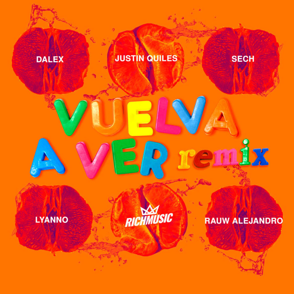 Cartula Frontal de Dalex - Vuelva A Ver (Featuring Justin Quiles, Sech, Lyanno & Rauw Alejandro) (Remix) (Cd Single)