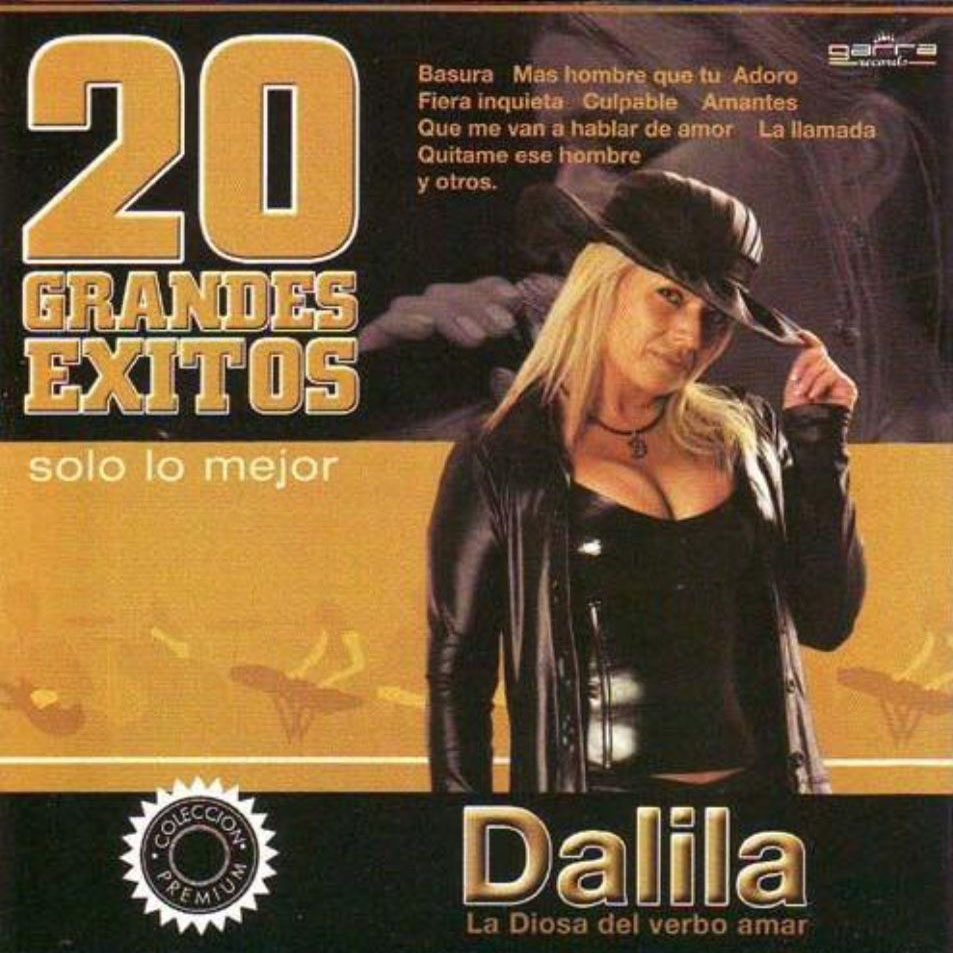 Cartula Frontal de Dalila - 20 Grandes Exitos