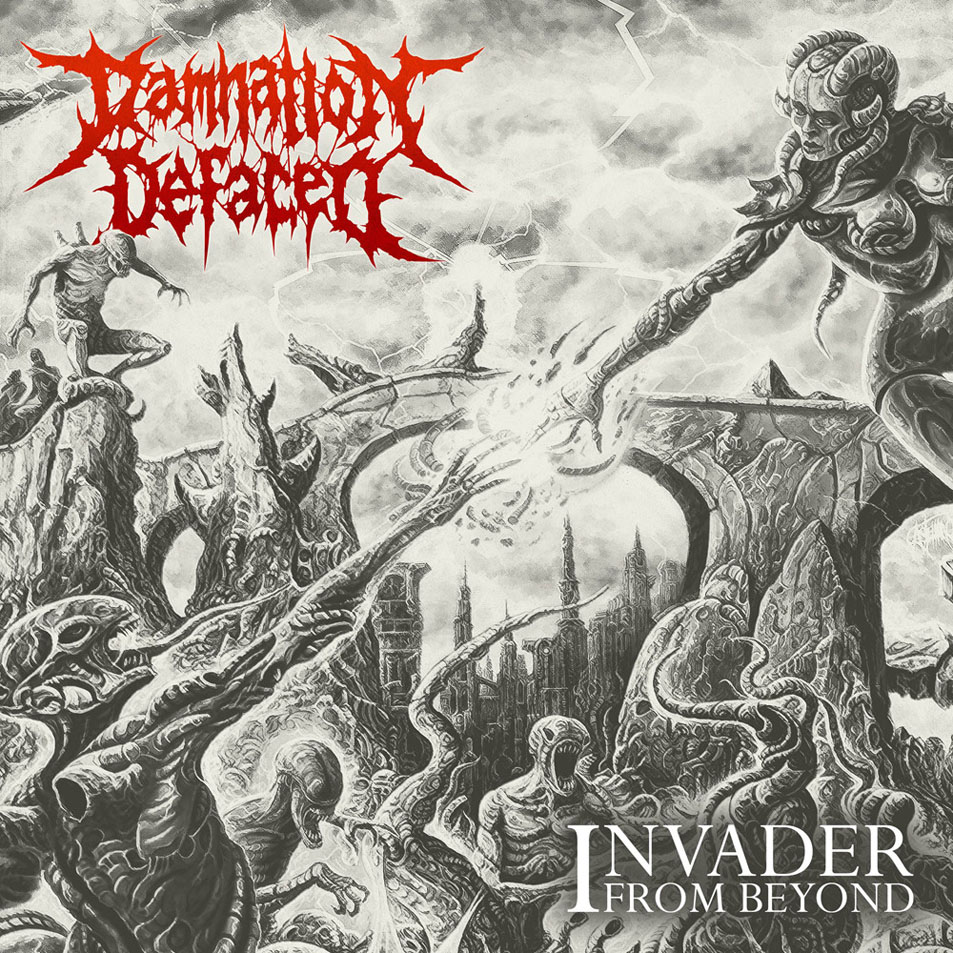 Cartula Frontal de Damnation Defaced - Invader From Beyond