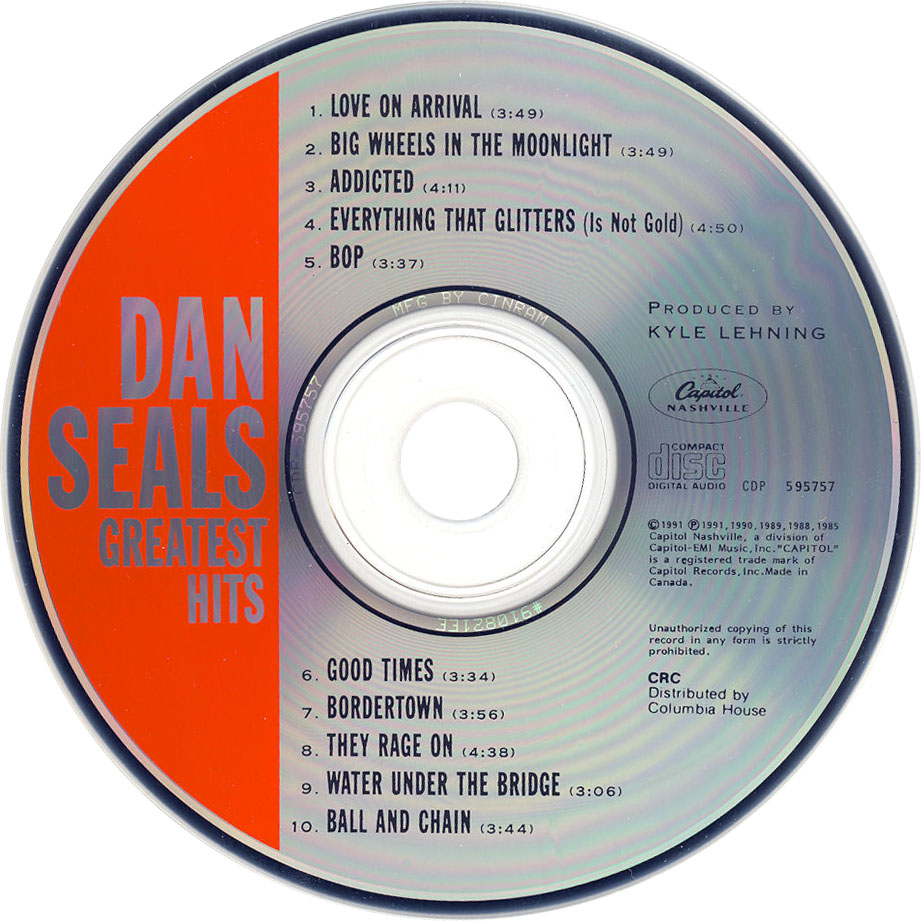 Cartula Cd de Dan Seals - Greatest Hits