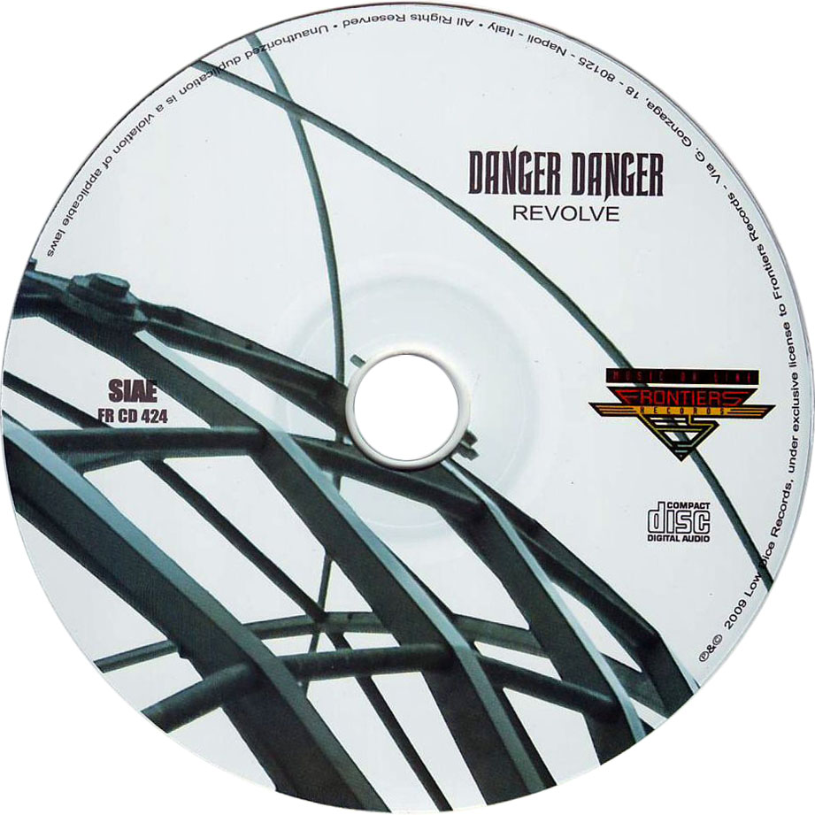 Cartula Cd de Danger Danger - Revolve