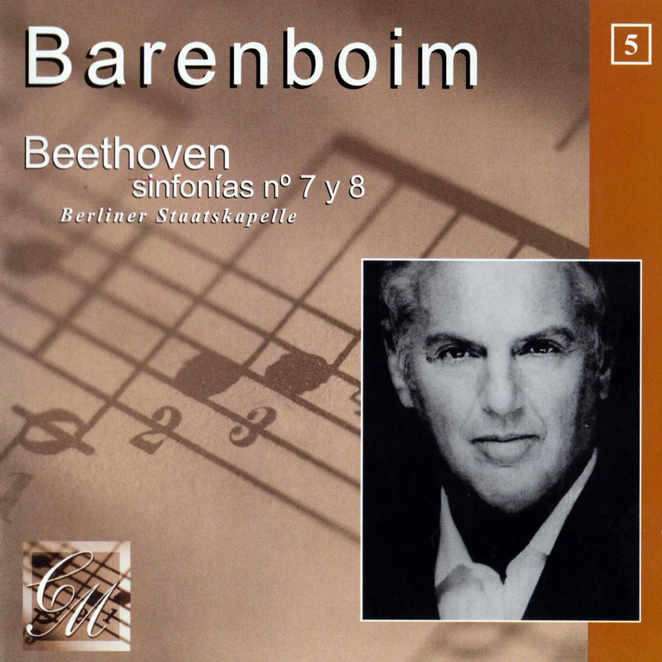 Cartula Frontal de Daniel Barenboim - Beethoven Sinfonias 7 Y 8