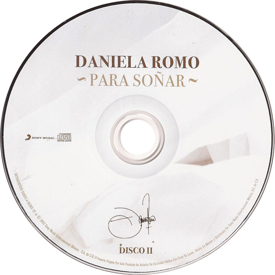 Cartula Cd2 de Daniela Romo - Para Soar