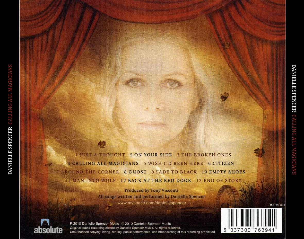Cartula Trasera de Danielle Spencer - Calling All Magicians