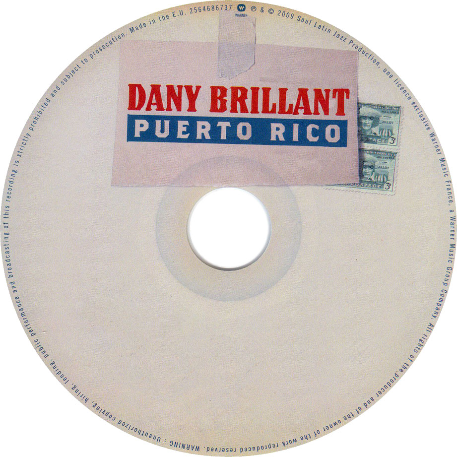 Carátula Cd de Dany Brillant - Puerto Rico