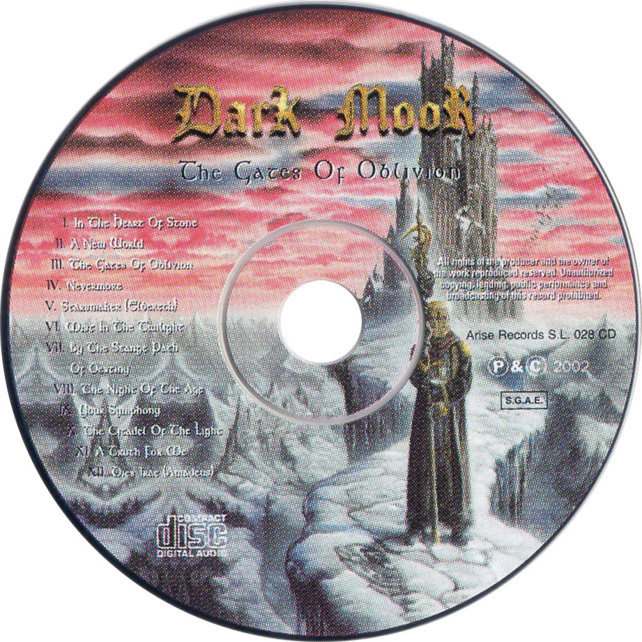 Cartula Cd de Dark Moor - The Gates Of Oblivion