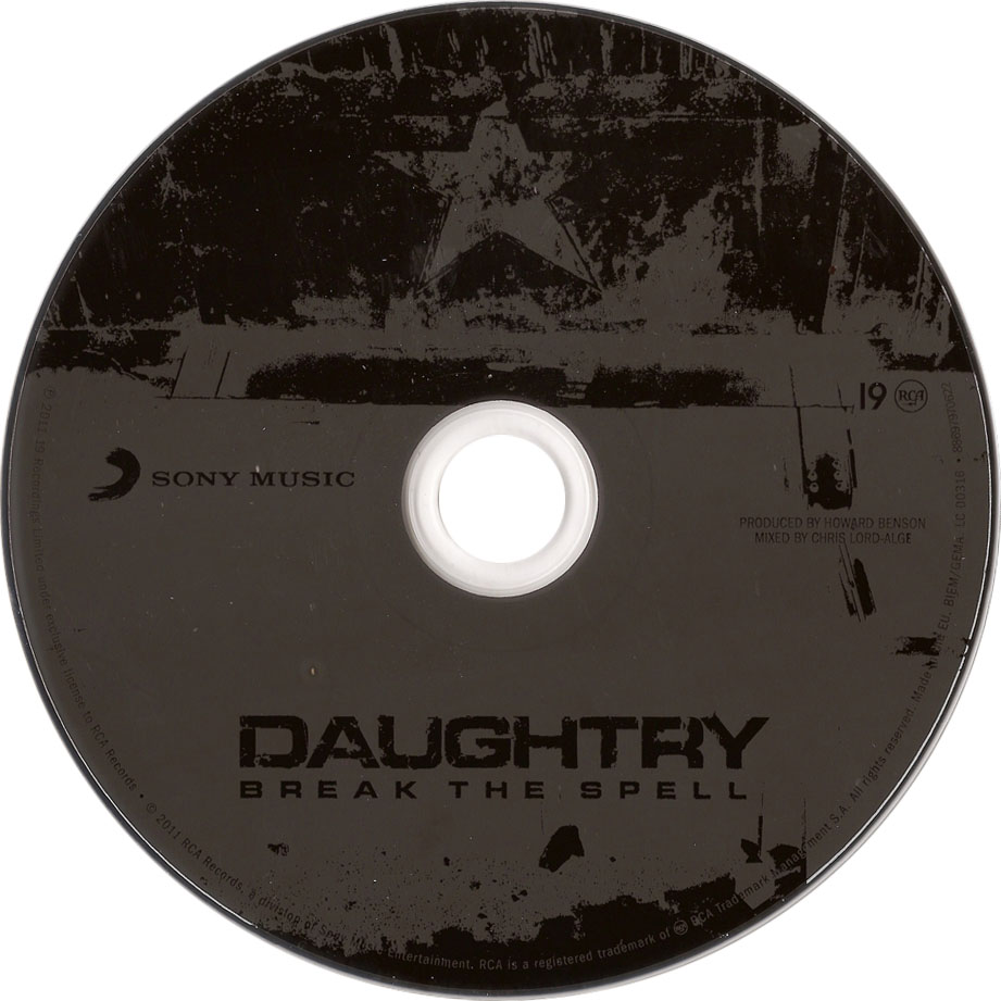 Cartula Cd de Daughtry - Break The Spell (Deluxe Edition)