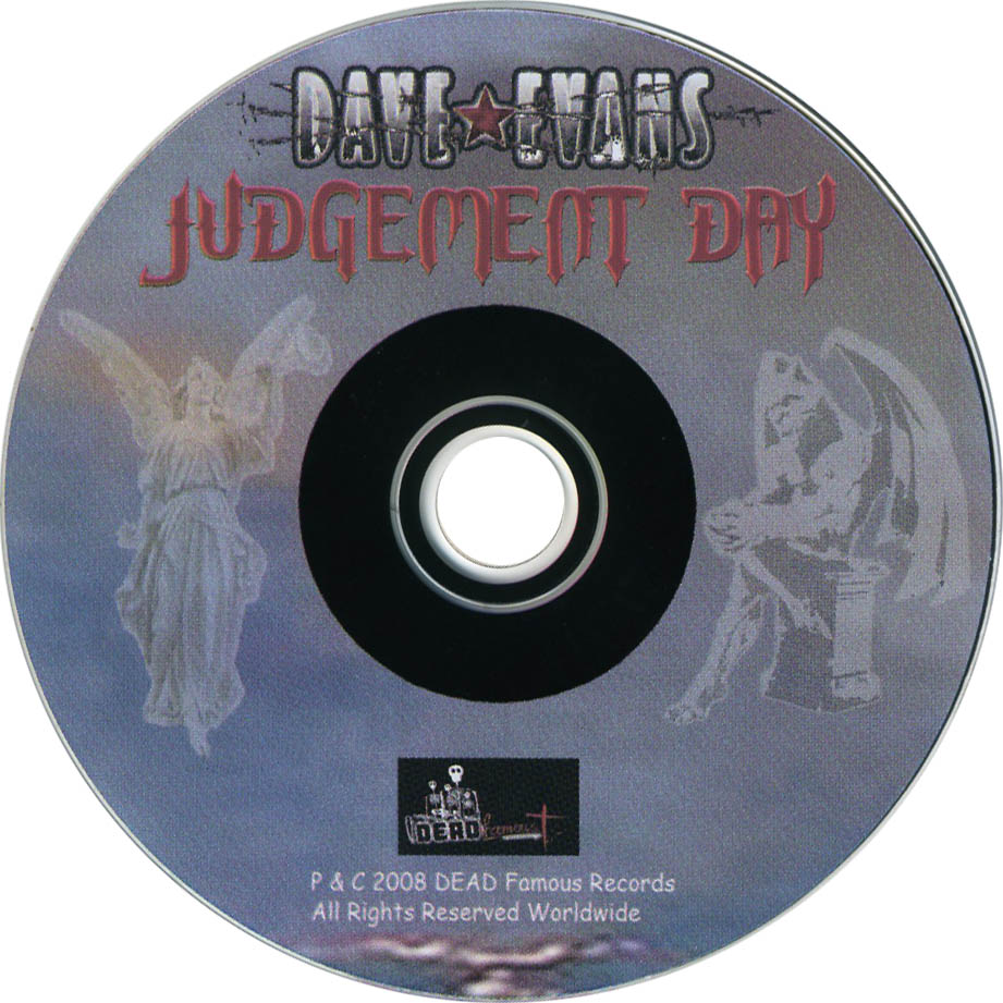 Cartula Cd de Dave Evans - Judgement Day