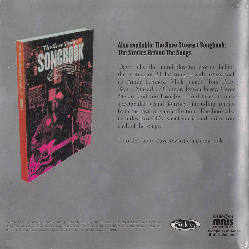 Cartula Interior Frontal de Dave Stewart - Songbook Volume I