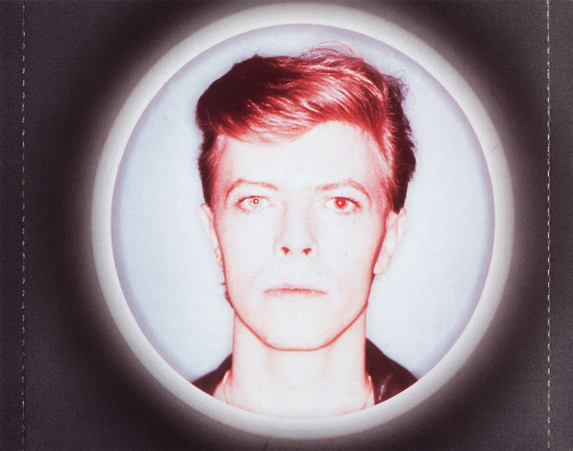 Cartula Interior Trasera de David Bowie - Heroes
